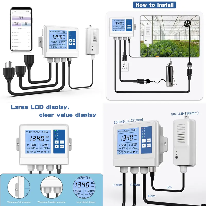 Farm Agriculture - Controlador Climático Inteligente Wifi, Controlador Ambiental