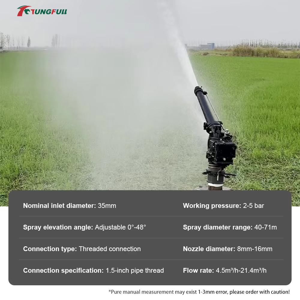 0-48 °   Aspersor de Turbina G - Farm Agriculture reseña y precio